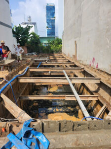 Hình ảnh thực tế thi công ép cừ của chúng tôi